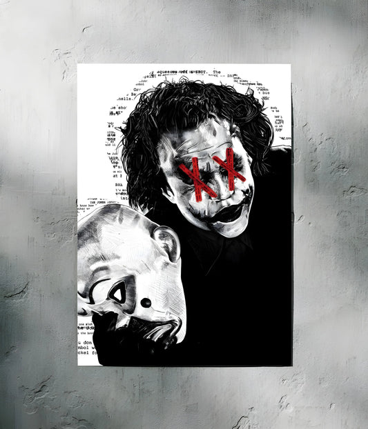 Why So Serious? - Joker Metal Poster Front Image - Everanta