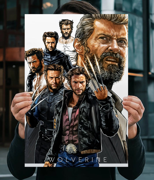Wolverine Evolution Poster – Hugh Jackman Main Image - Everanta