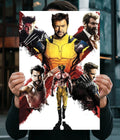 Wolverine Evolution Poster – X-Men Marvel Superhero Wall Art
