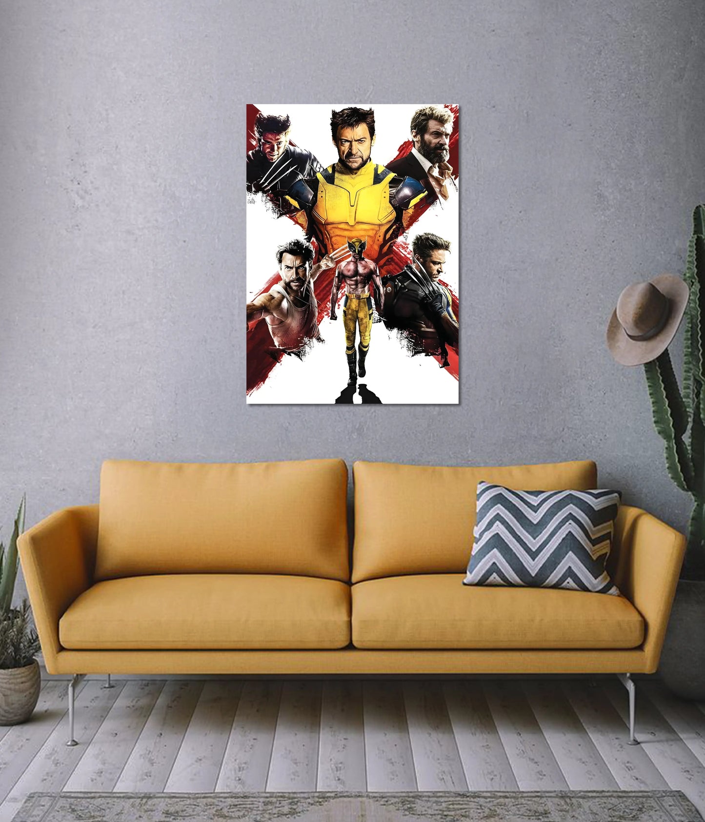 Wolverine Evolution Poster – X-Men Marvel Superhero Wall Art on Wall - Everanta