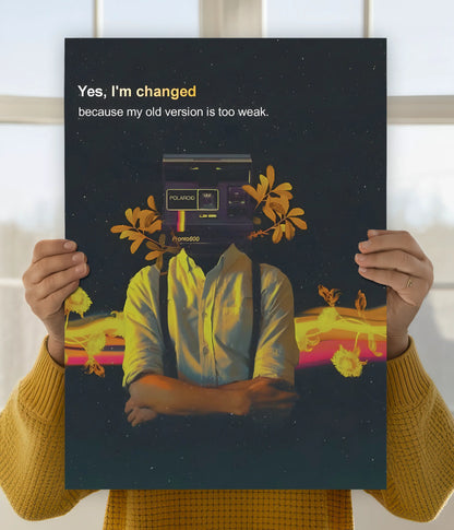 Yes I'm Changed Inspirational Poster Main Image - Everanta
