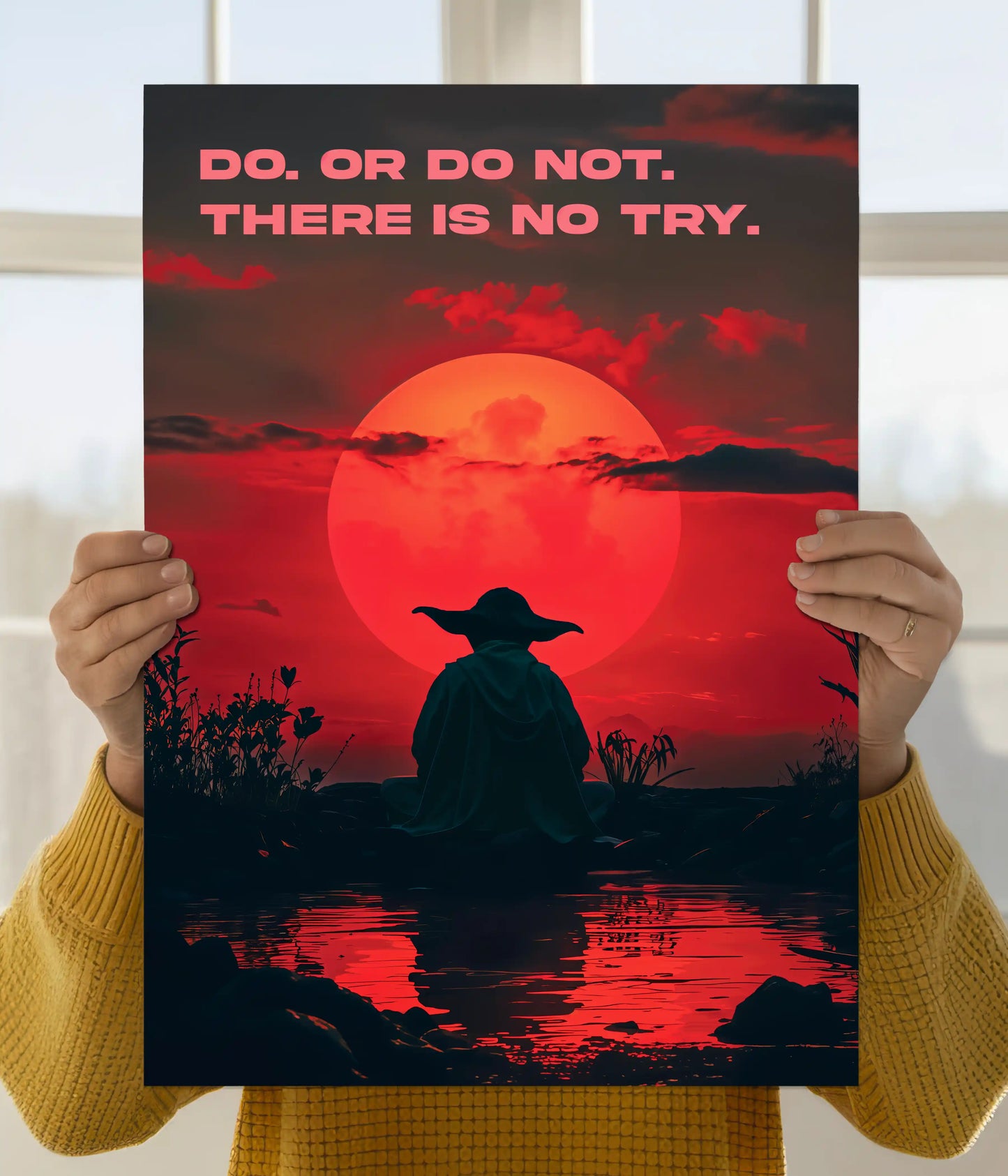 Yoda Motivation Quote Poster – Do or Do Not Main Image - Everanta