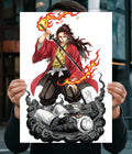 Yoriichi - Sun Breathing Legend Poster