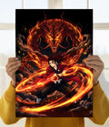 Yoriichi Sun Breathing Demon Slayer Poster