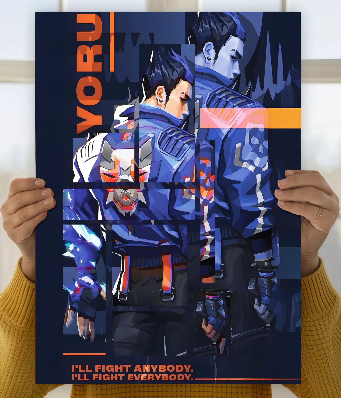 Yoru “I’ll Fight Anybody” - Valorant Poster Main Image - Everanta