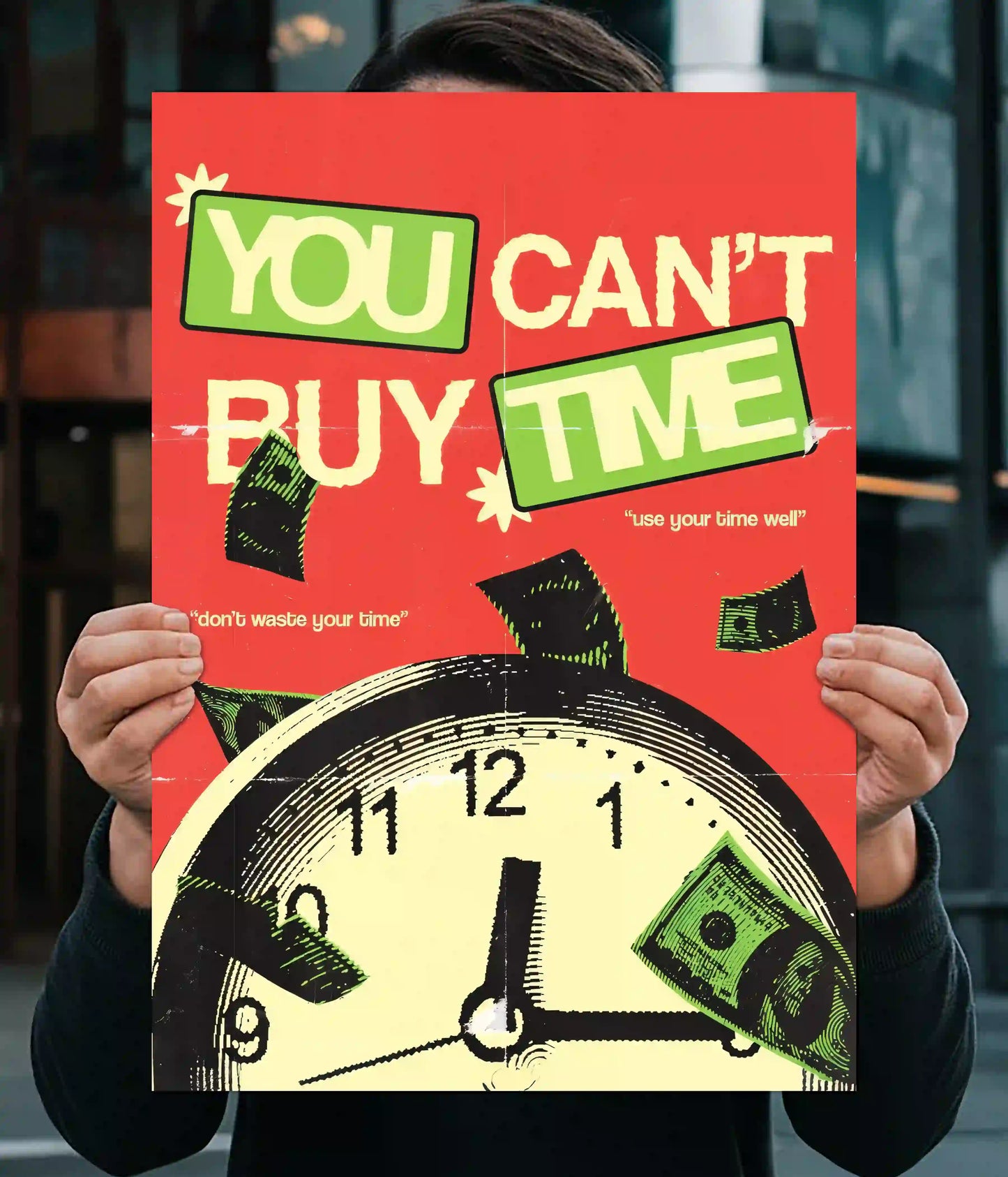 You Can't Buy Time Aesthetic Poster Main Image - Everanta