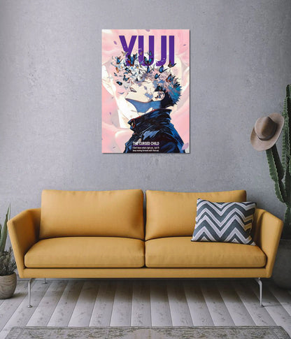 Yuji Itadori – The Cursed Child Poster on Wall - Everanta
