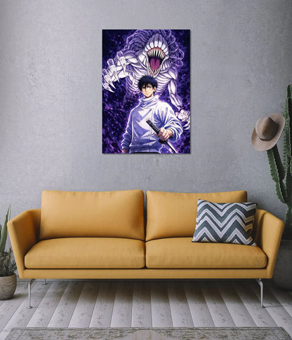 Yuta Okkotsu & Rika Cursed Power Poster on Wall - Everanta
