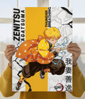 Zenitsu Agatsuma Thunder Breathing Demon Slayer Poster