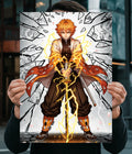 Zenitsu Thunder Breathing Demon Slayer Poster
