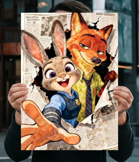 Zootopia Nick & Judy Friendship Poster Main Image - Everanta
