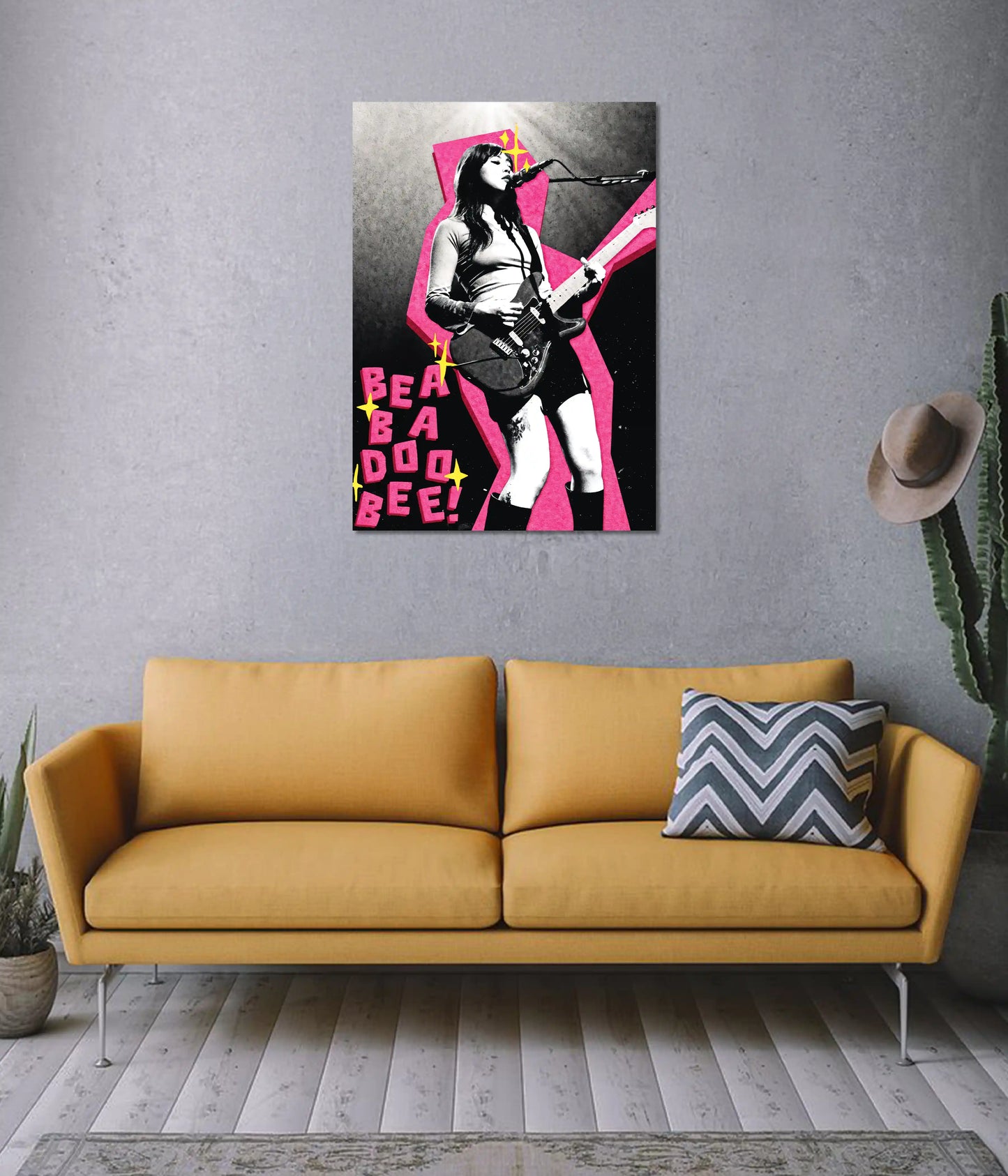 beabadoobee Rock Aesthetic Wall Poster on Wall - Everanta