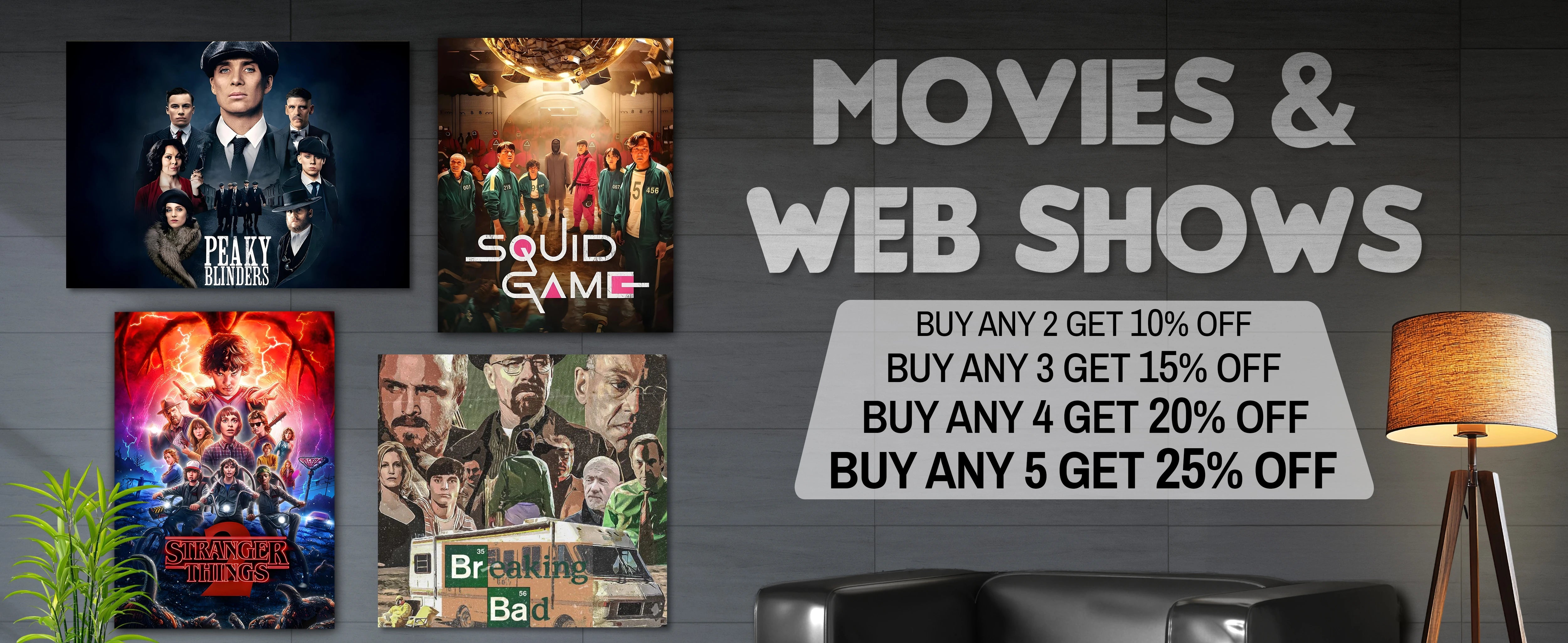 Movies and Web Shows Banner - Everanta